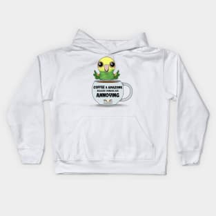 Coffee & Double Yellow-Headed Amazons! Kids Hoodie